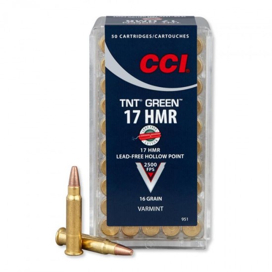 17 HMR CCI TNT Green 16gr